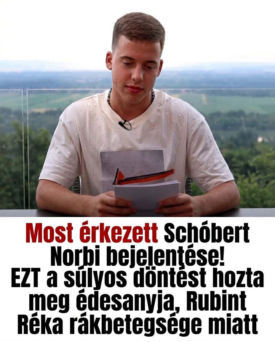 Eva Reka Most érkezett Schóbert Norbi bejelentése! EZT a súlyos döntést hozta ...